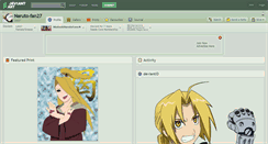 Desktop Screenshot of naruto-fan27.deviantart.com