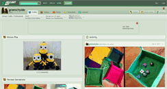 Desktop Screenshot of greenchylde.deviantart.com