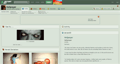 Desktop Screenshot of hellprayer.deviantart.com