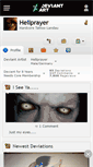 Mobile Screenshot of hellprayer.deviantart.com