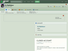 Tablet Screenshot of dj-raiinbow.deviantart.com