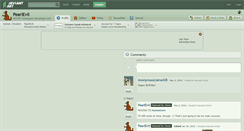 Desktop Screenshot of pearlevil.deviantart.com