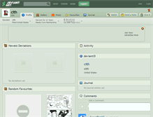 Tablet Screenshot of cith.deviantart.com