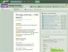 Tablet Screenshot of dnangel-fanclub.deviantart.com