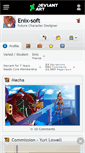 Mobile Screenshot of enix-soft.deviantart.com