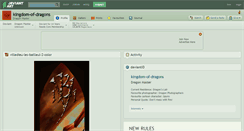 Desktop Screenshot of kingdom-of-dragons.deviantart.com