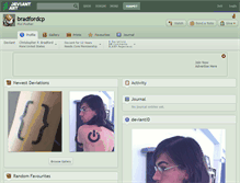 Tablet Screenshot of bradfordcp.deviantart.com