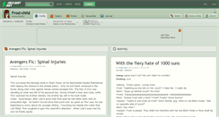 Desktop Screenshot of frost-child.deviantart.com