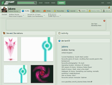 Tablet Screenshot of jakera.deviantart.com