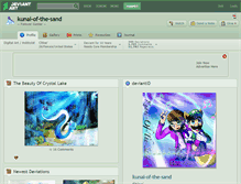 Tablet Screenshot of kunai-of-the-sand.deviantart.com