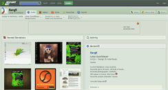 Desktop Screenshot of bangr.deviantart.com