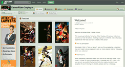 Desktop Screenshot of kamenrider-cosplay.deviantart.com