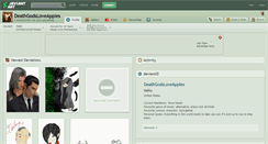 Desktop Screenshot of deathgodsloveapples.deviantart.com