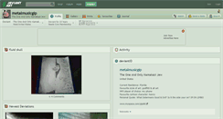 Desktop Screenshot of metalmusicgip.deviantart.com