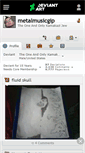 Mobile Screenshot of metalmusicgip.deviantart.com