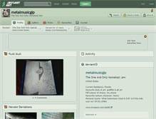 Tablet Screenshot of metalmusicgip.deviantart.com