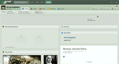 Desktop Screenshot of dreamingdead.deviantart.com