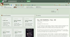 Desktop Screenshot of harraarial.deviantart.com