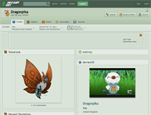 Tablet Screenshot of dragonpika.deviantart.com