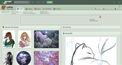 Desktop Screenshot of leafye.deviantart.com