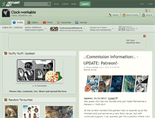 Tablet Screenshot of clock-workable.deviantart.com