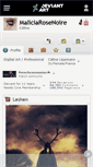 Mobile Screenshot of maliciarosenoire.deviantart.com
