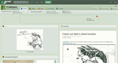 Desktop Screenshot of freddylupus.deviantart.com