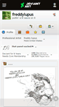 Mobile Screenshot of freddylupus.deviantart.com