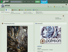 Tablet Screenshot of anireal.deviantart.com