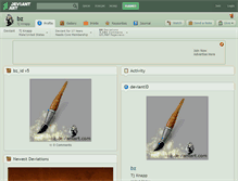 Tablet Screenshot of bz.deviantart.com