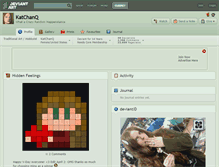 Tablet Screenshot of katchanq.deviantart.com