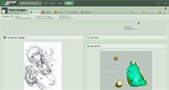 Desktop Screenshot of blackxdragon.deviantart.com
