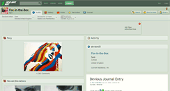 Desktop Screenshot of fox-in-the-box.deviantart.com