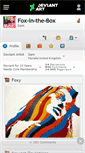 Mobile Screenshot of fox-in-the-box.deviantart.com