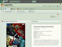 Tablet Screenshot of kagami5566.deviantart.com