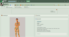 Desktop Screenshot of lambert1.deviantart.com