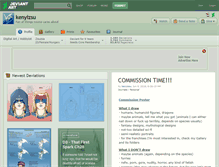 Tablet Screenshot of kenyizsu.deviantart.com