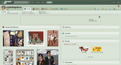 Desktop Screenshot of explodinguterus.deviantart.com