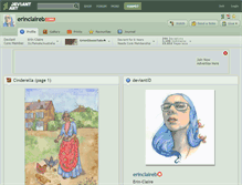 Tablet Screenshot of erinclaireb.deviantart.com