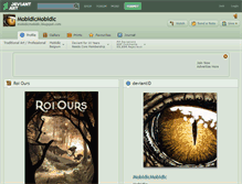 Tablet Screenshot of mobidicmobidic.deviantart.com