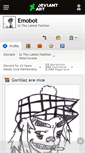 Mobile Screenshot of emobot.deviantart.com