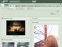 Tablet Screenshot of hamti.deviantart.com