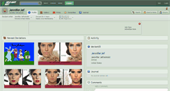 Desktop Screenshot of jenniferjef.deviantart.com