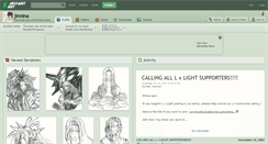 Desktop Screenshot of jinnina.deviantart.com
