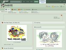 Tablet Screenshot of doodlewee.deviantart.com