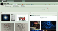 Desktop Screenshot of galaxyfriday.deviantart.com