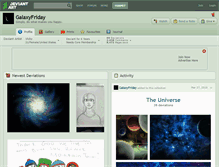 Tablet Screenshot of galaxyfriday.deviantart.com