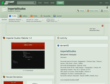 Tablet Screenshot of imperialstudios.deviantart.com