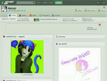 Tablet Screenshot of nishubi.deviantart.com