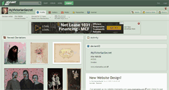 Desktop Screenshot of myvictoriansecret.deviantart.com